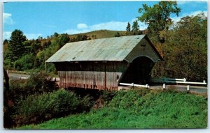 Postcard - Covered Bridge at Lyndon, Vermont, USA