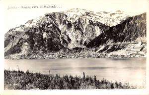 Juneau Alaska Scenic View Of City Real Photo Antique Postcard K22822