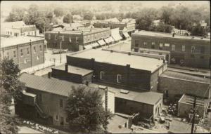 Sharon IA Birdseye View c1910 Real Photo Postcard