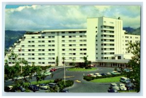 c1950's A View Of Hotel Tamanaco Building Cars Caracas Venezuela Postcard 