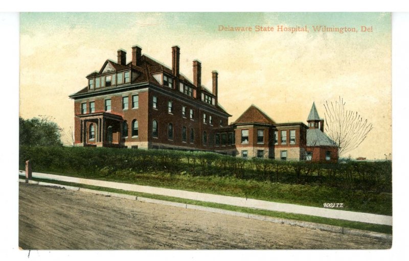 DE - Wilmington. Delaware State Hospital ca 1906