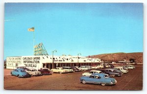 1950s WHITE'S CITY NEW MEXICO CARLSBAD CAVERNS BUSINESS CENTER POSTCARD P3812