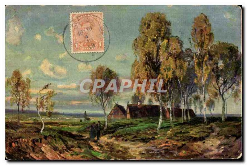 Postcard Old Trees