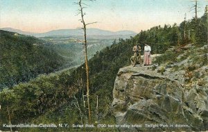 Kaaterskill in Catskills New York Sunset Rock Leighton C-1910 Postcard 21-4726