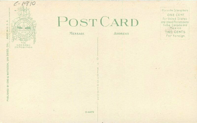 Baptist Church La Mesa California Eno Matteson C-1910 Postcard 20-2997 