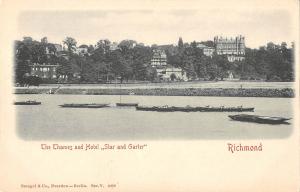 BR81604 the thames and hotel star and garter richmond   uk