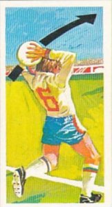 Brooke Bond Trade Card Play Better Soccer No 32 The Long Throw