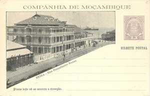 Postcard Companhia De Mocambique Portuguese Mozambique Beira Rua Conselheiro Enn