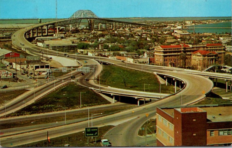 Texas Corpus Christi The Corpus Christi Harbor Bridge 1967