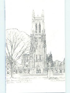 Pre-1980 DUKE UNIVERSITY CHAPEL Durham North Carolina NC AD0755