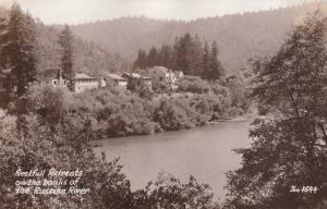 LP69 Russian River, California, CA, postcard, Retreats on 