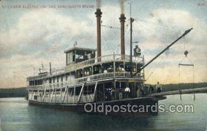 Eclipse Steamboat, Ship Writing on back 