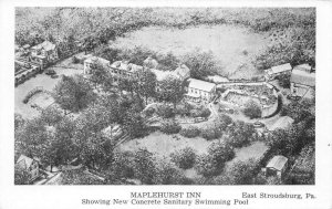 East Stroudsburg Pennsylvania Maplehurst Inn Vintage Postcard AA82863