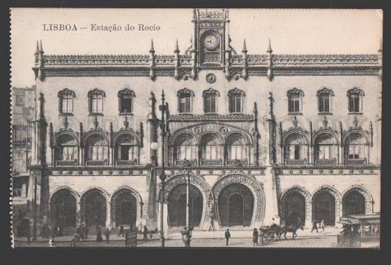 109234 Portugal LISBOA Lisbon Estacao do Rocio Vintage PC