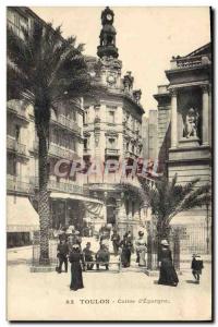 Old Postcard Bank Caisse d & # 39Epargne Toulon