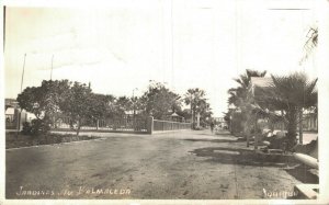 Chile Jardines Av Balmaceda Coyhaique Aysén Vintage RPPC  07.37