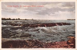 Cedar Rapids~St Lawrence River Ontario Canada Steamhip Lines Limited POSTCARD