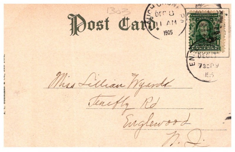 Pennsylvania  Aerial View Mauch Chunk from Flag Staff