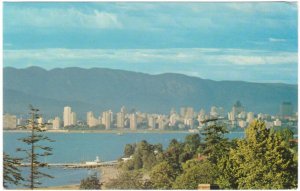 English Bay Panoramic View, Vancouver, British Columbia, Vintage 1969 Postcard