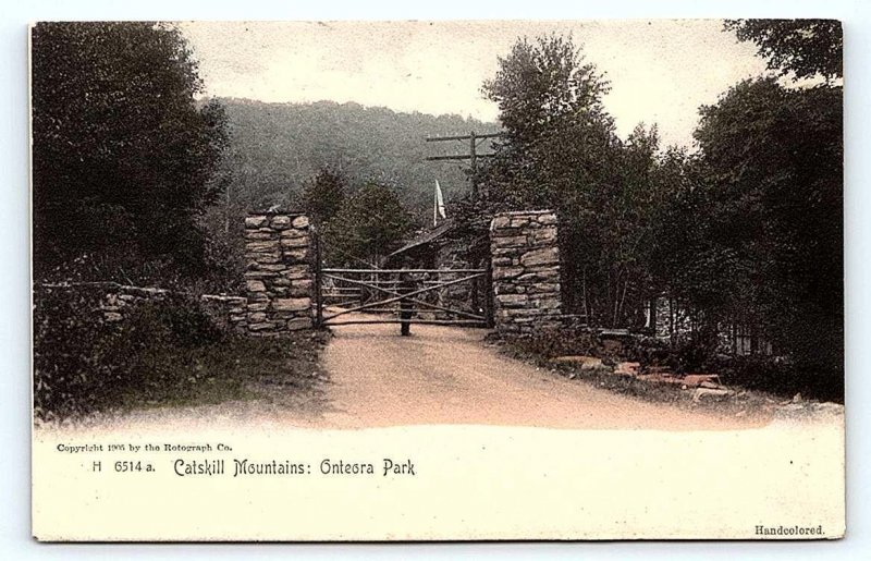 CATSKILL MOUNTAINS, NY New York ~ ONTEORA PARK 1905 Rotograph  Postcard