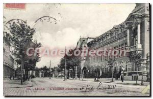 Postcard Old Lille Pasteur Institute