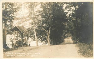 Postcard RPPC New Hampshire Keyser Lake 1911 Slade 23-9086