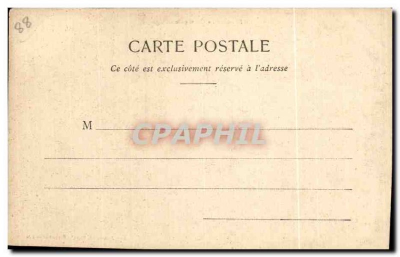 Old Postcard Epinal Course and the College