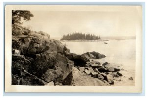 c1930's Bay View House South Brooksville Maine ME RPPC Photo Vintage Postcard 