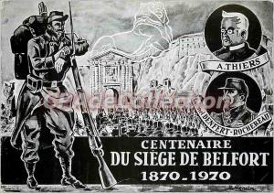 Modern Postcard Centennial Siege of Belfort 1870 1970