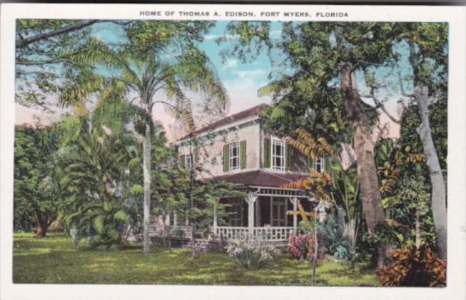 Florida Fort Myers Home Of Thomas A Edison