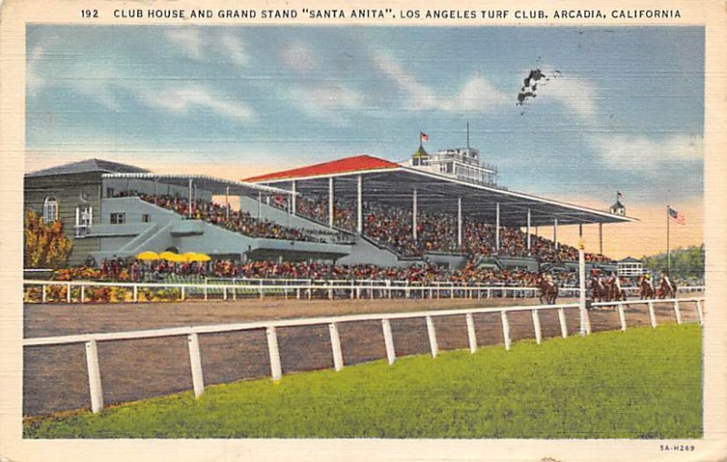 Arcadia, Cal, USA Horse Racing 1937 