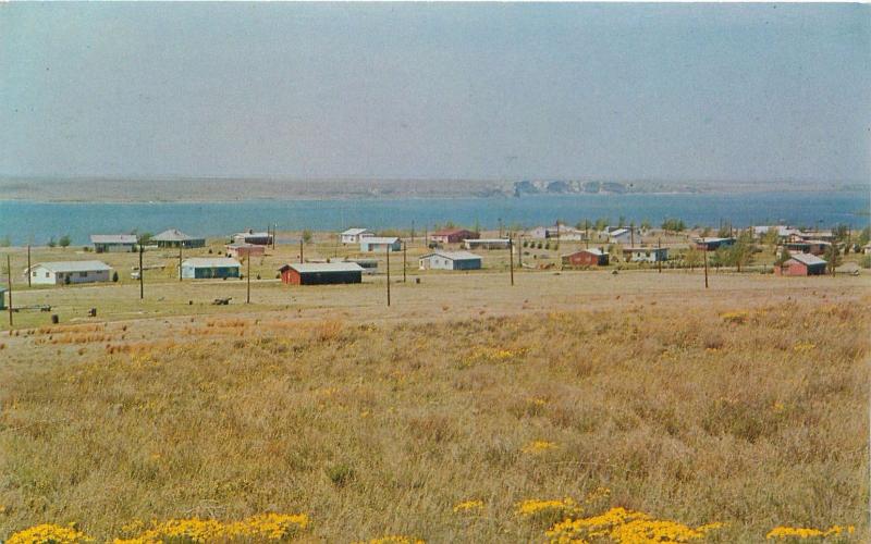 Cedar Bluff Lake Kansas Cabin Sites Overlook The Bluffs Postcard