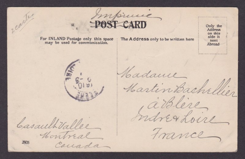 Postcard, CANADA, Montreal, Sacred Heart Chapel