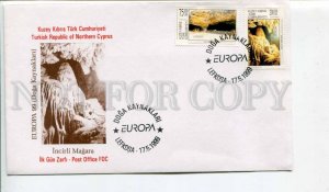 293301 Turkish Northern Cyprus 1999 year First Day COVER Europa