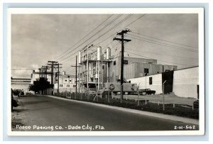1956 Pasco Packing Co. Dade City Florida FL RPPC Photo Posted Vintage Postcard