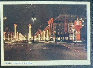 Mint WW 2 Germany Color Picture Postcard Berlin Under the Linden Trees