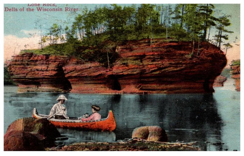 Wisconsin  Lone Rock  , The Dells Wisconsin River