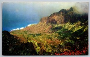 Kalalau Valley Kauai Hawaii Postcard S12