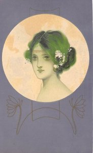 Artist Un-Signed Raphael Kirchner Continental Series 3002, M.M. Vienna Artist...