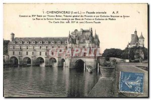 Postcard Old Chenonceau Eastern Facade