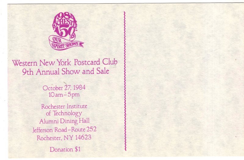 Western New York Postcard Show 1984, Rochester, New York,  Deltiology.