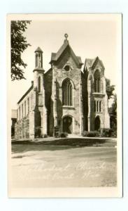 Methodist Church Mineral Point Wisconsin RPPC postcard