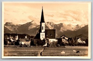 RPPC Allgauer Alpen  Germany  US Army Soldier   Real Photo