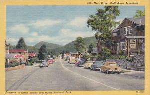 Tennessee Gatlinburg Main Street Curteich