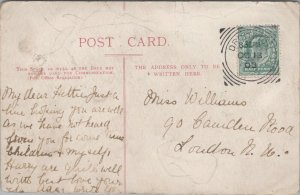 Genealogy Postcard - Williams - 90 Camden Road, London  RF7125