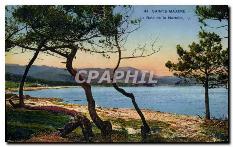 Old Postcard Sainte Maxime Bay of Nartelle