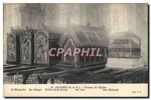 Postcard Old Jouarre S and M Hunts of the Church