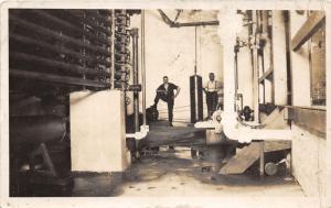 F9/ Occupational Real Photo RPPC Postcard c1910 Factory interior Workers 14