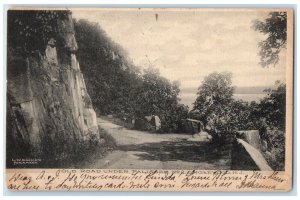 1907 Old Road Under Palisades Englewood New Jersey NJ Vintage Antique Postcard