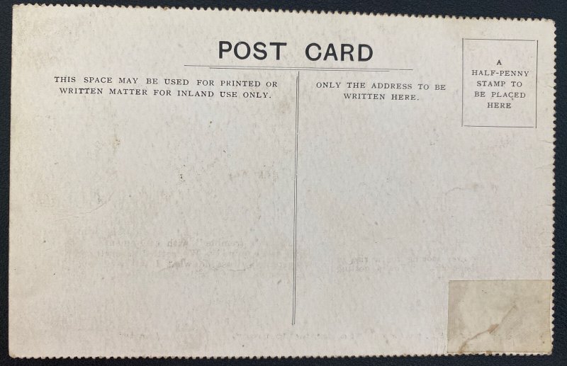 Mint England Real Picture Postcard Navy The Battleship Bread Devonport